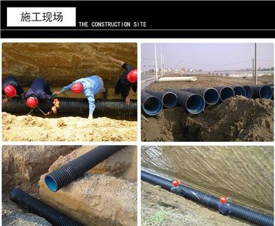 聚乙烯雙壁波紋管生產廠家 HDPE雙壁波紋管 波紋管規格齊全
